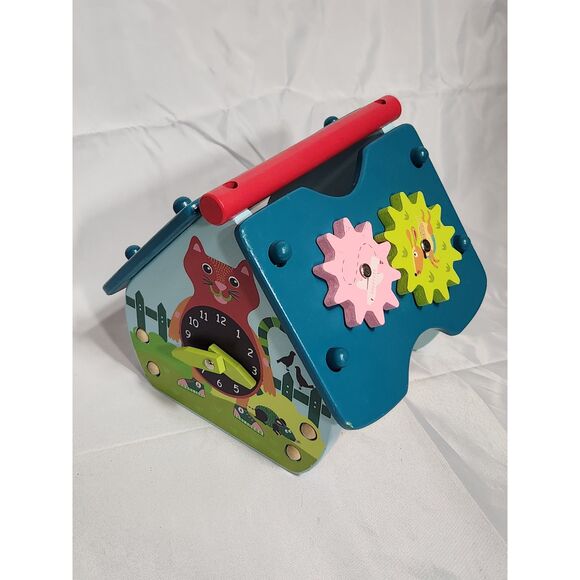 Ginsey OOPS wooden Happy House shape sorter no shapes - Picture 9 of 10